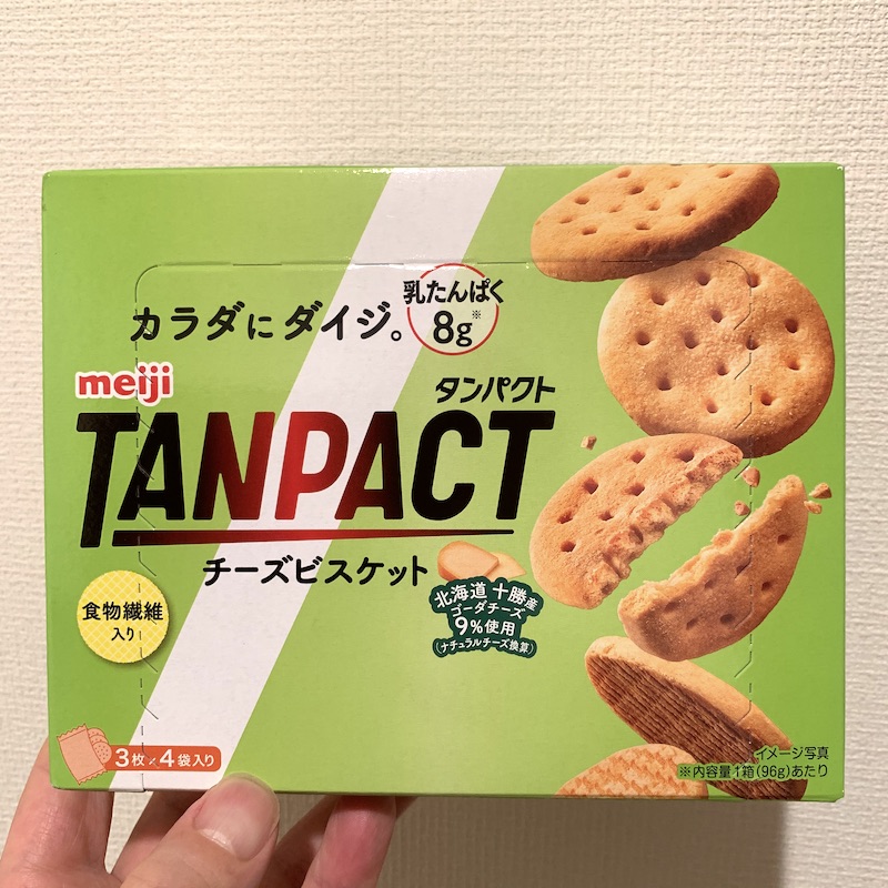 明治TANPACT チーズビスケット